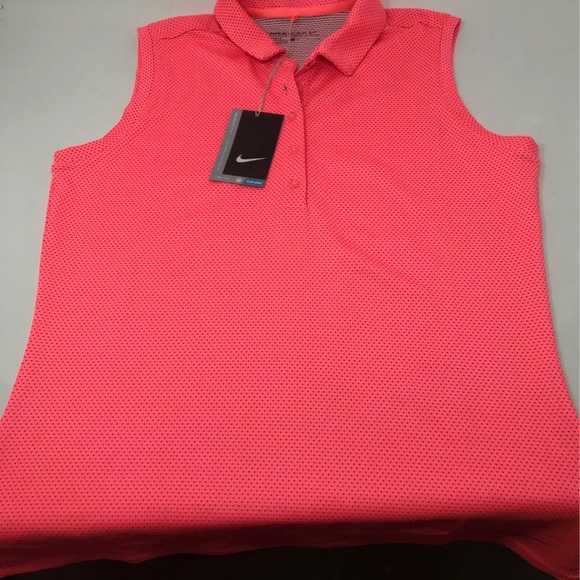Nike Womens Precision Texture 1 Sleeveless Polo
